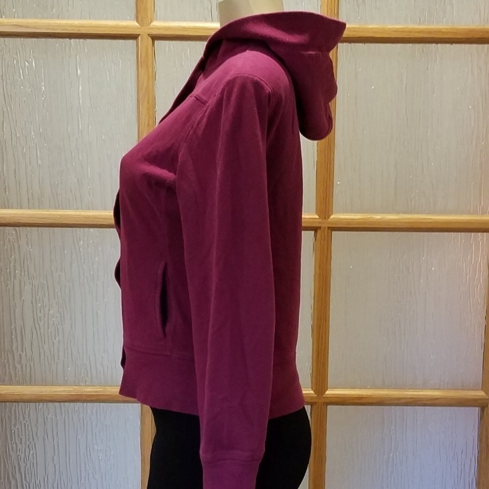 ORB Fuschia Fleece Zip-up Hooded Sweatshirt